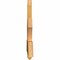 Ekena Millwork Redmond Rough Sawn Timber Gable Bracket, Western Red Cedar, 60"W x 25"H x 2"D x 6"F, 10/12 Pitch GBW060X25X0206RED00RWR - alternate 3